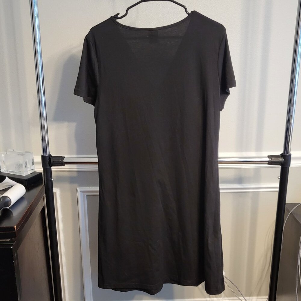 Little Black Dress V-Neck Twist Sz XXL Party Flirty Romantic - Picture 4 of 8